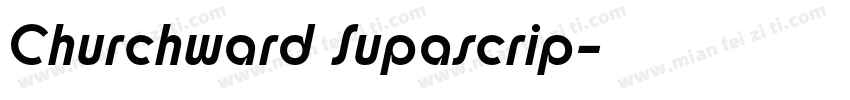 Churchward Supascrip字体转换
